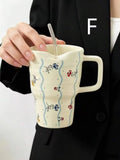 Cup with stainless straw