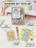 Mini Notebook with stickers & pen