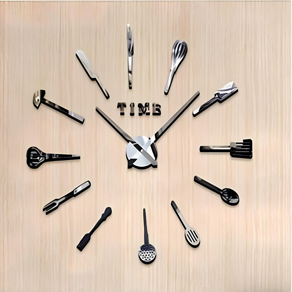 Stick on clock