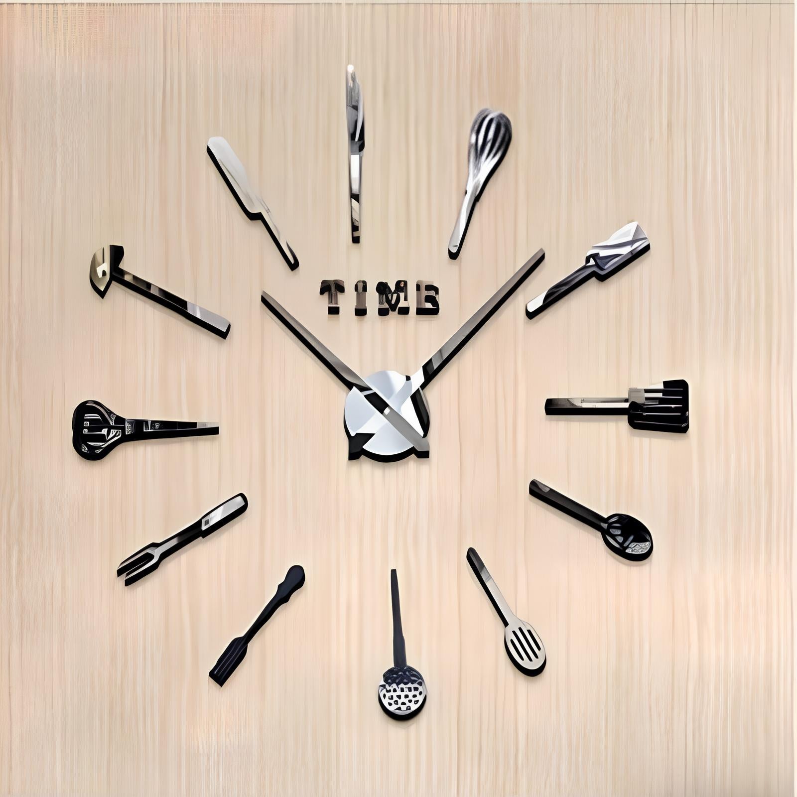Stick on clock