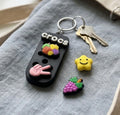 Rubber keychain 12 pcs  (without pins)
