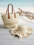 Straw Hat & bag