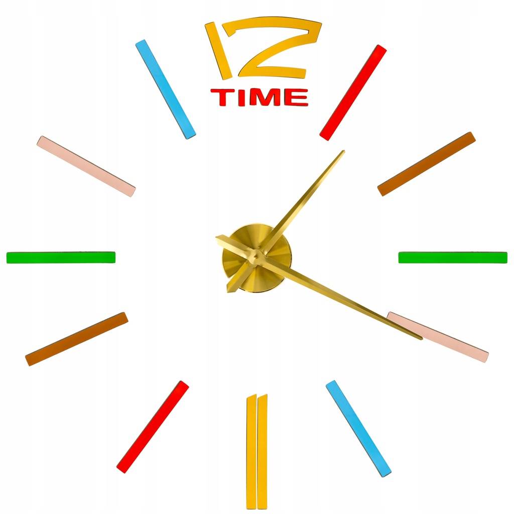 Stick on clock