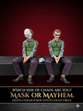Joker status with removable mask