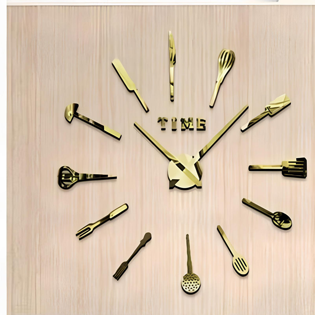 Stick on clock