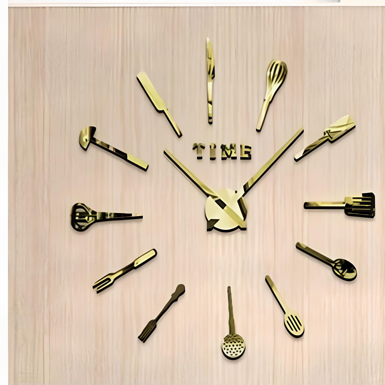 Stick on clock
