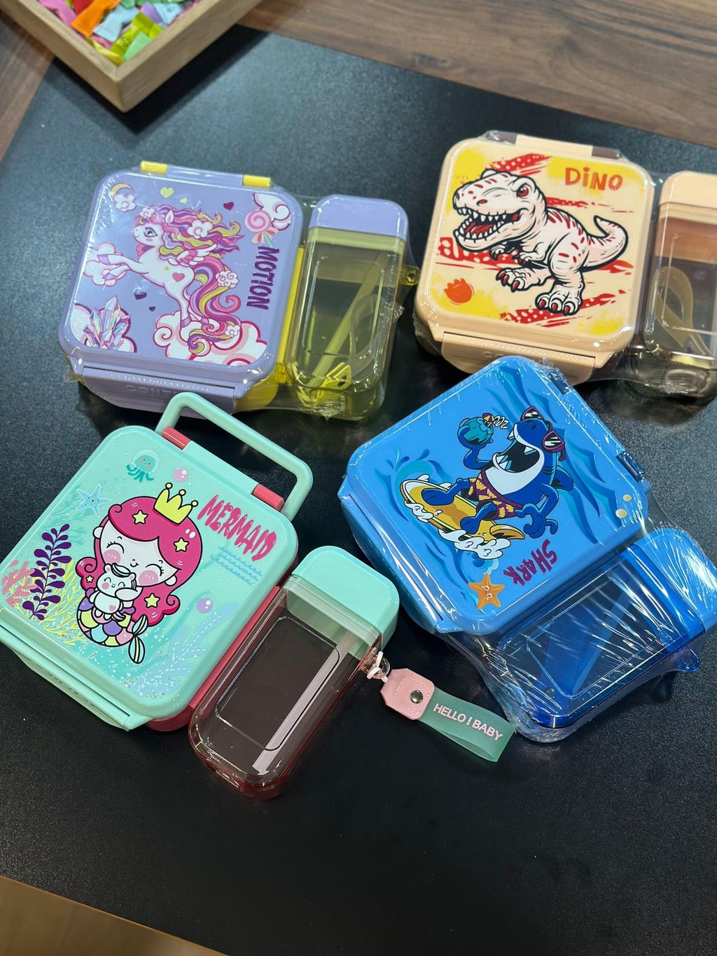 Lunchbox with bottle