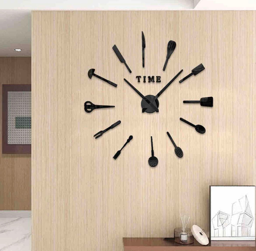 Stick on clock