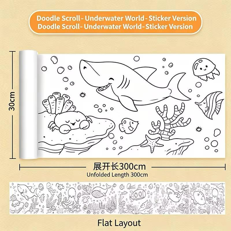 Roll coloring paper