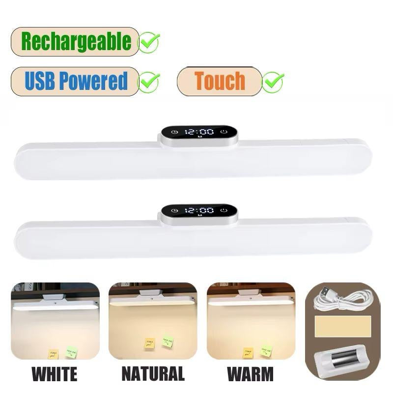 LED strip with clock