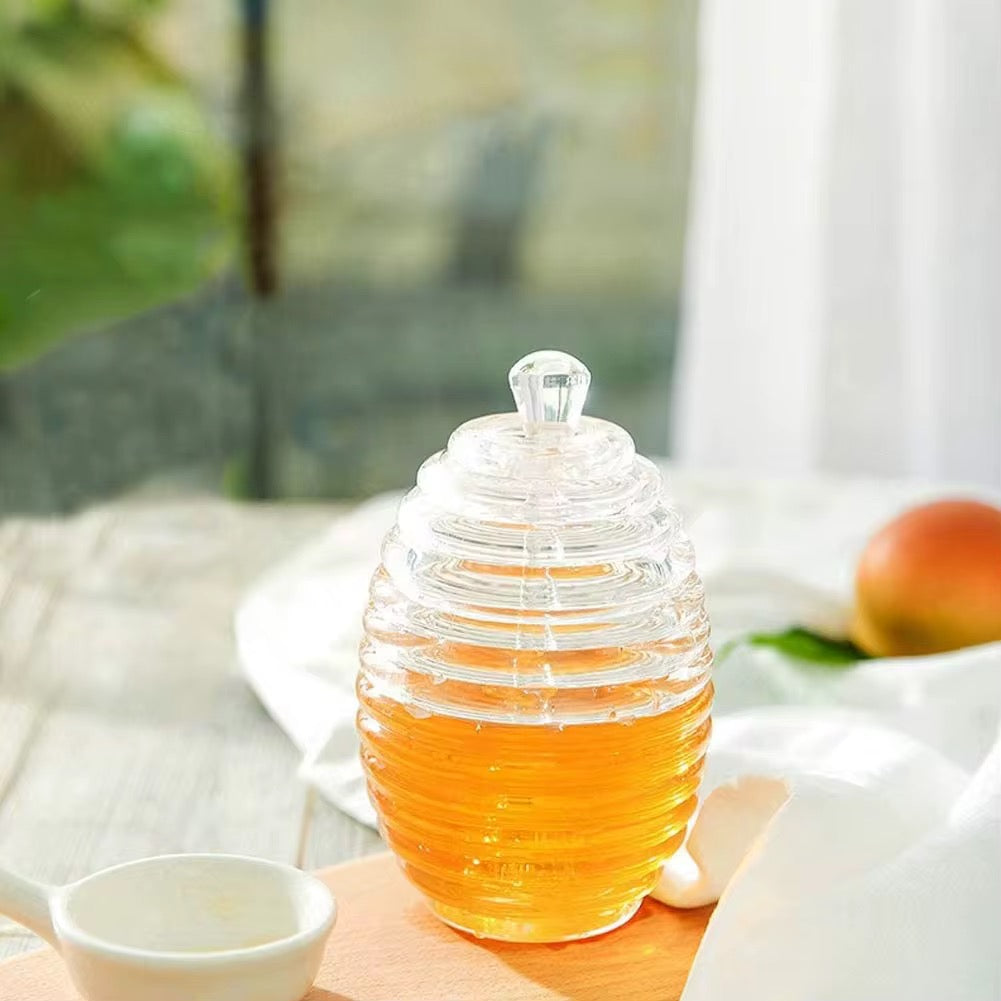 Honey pot with spoon