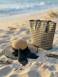 Straw hat & bag