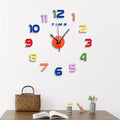 Stick on clock