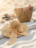 Straw Hat & bag