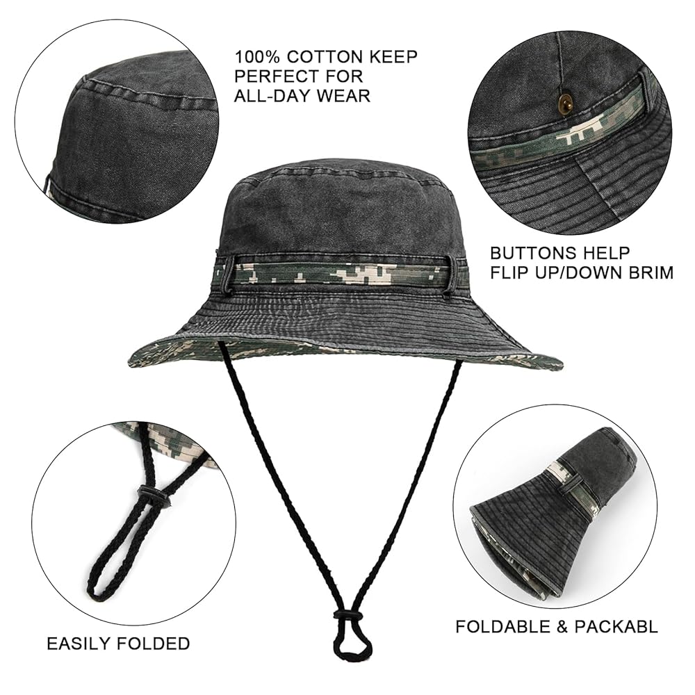 Tactical bucket hat