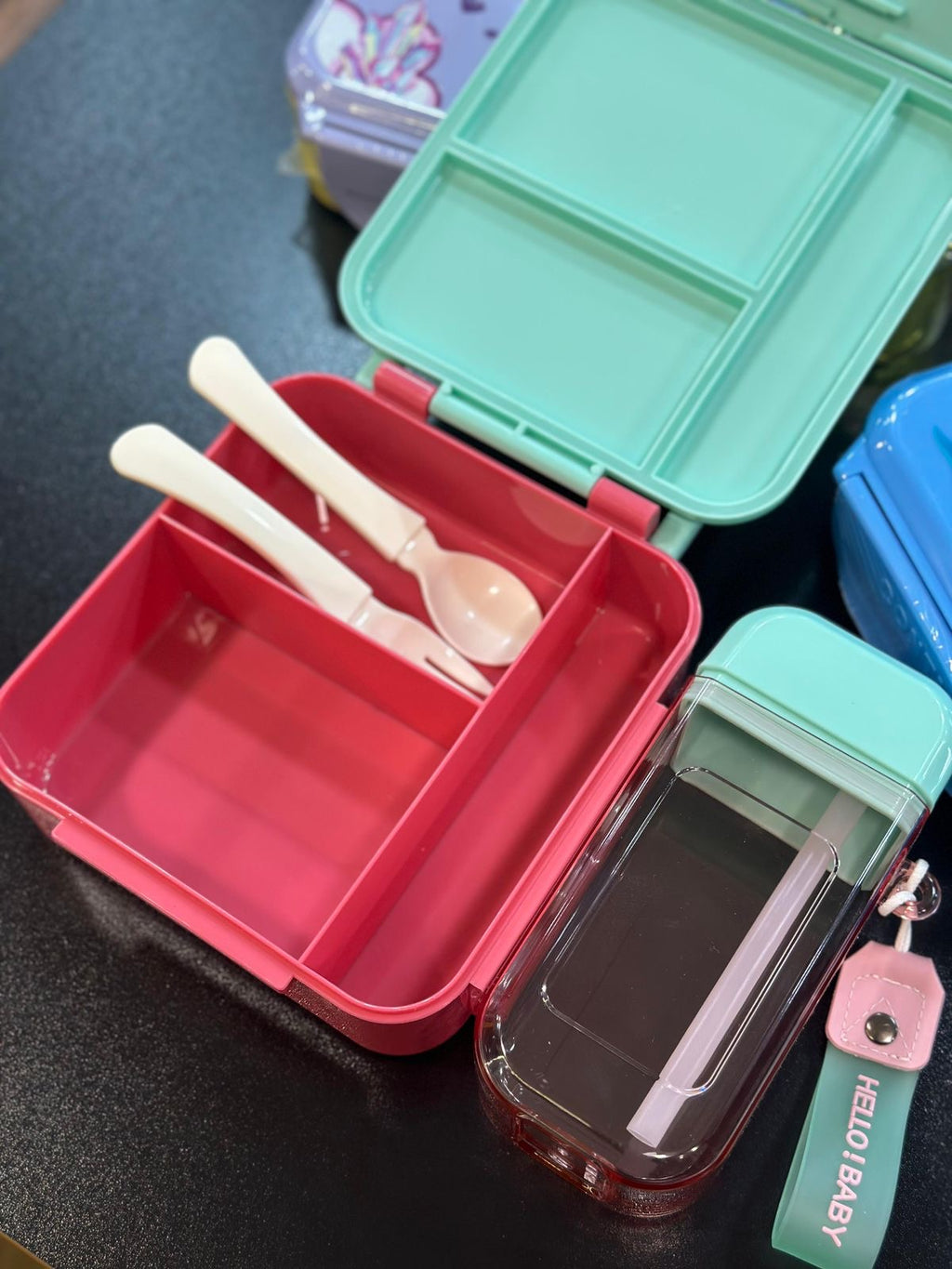 Lunchbox with bottle