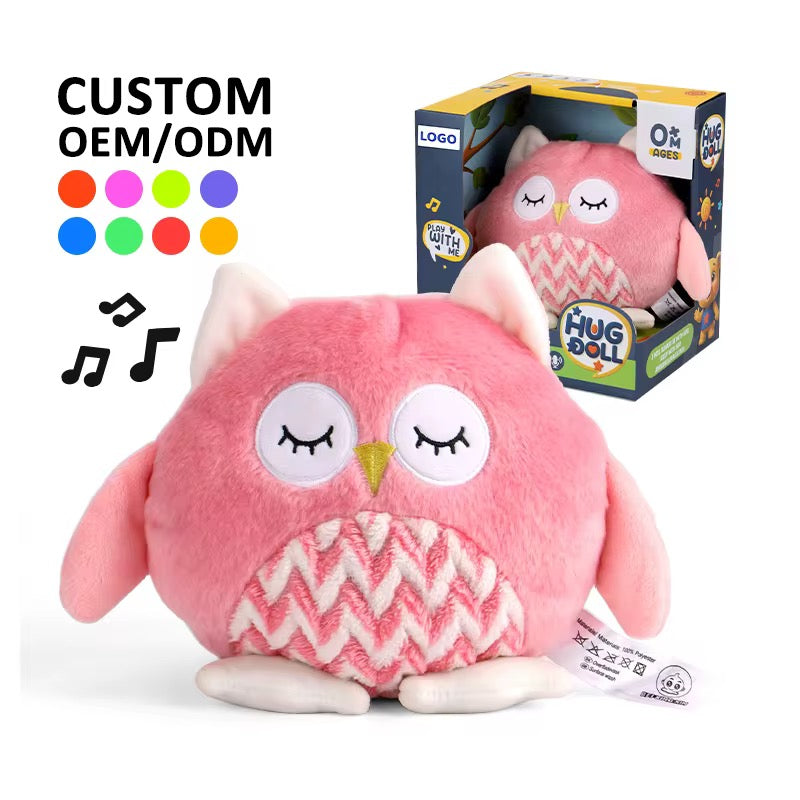 Vibrating and talking plush toy