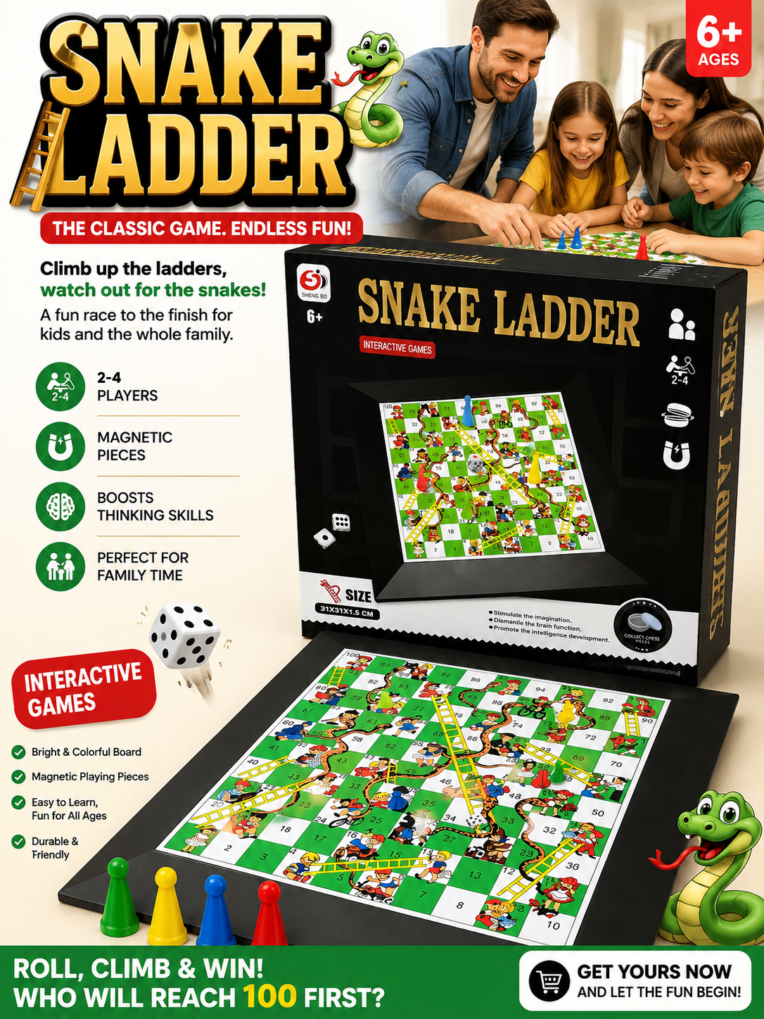 High quality snake ladder