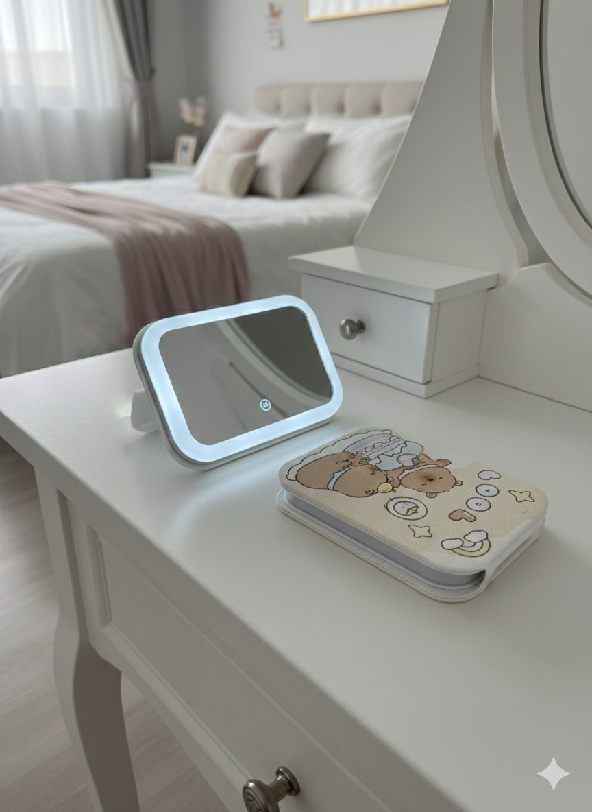 Rechargeable mirror