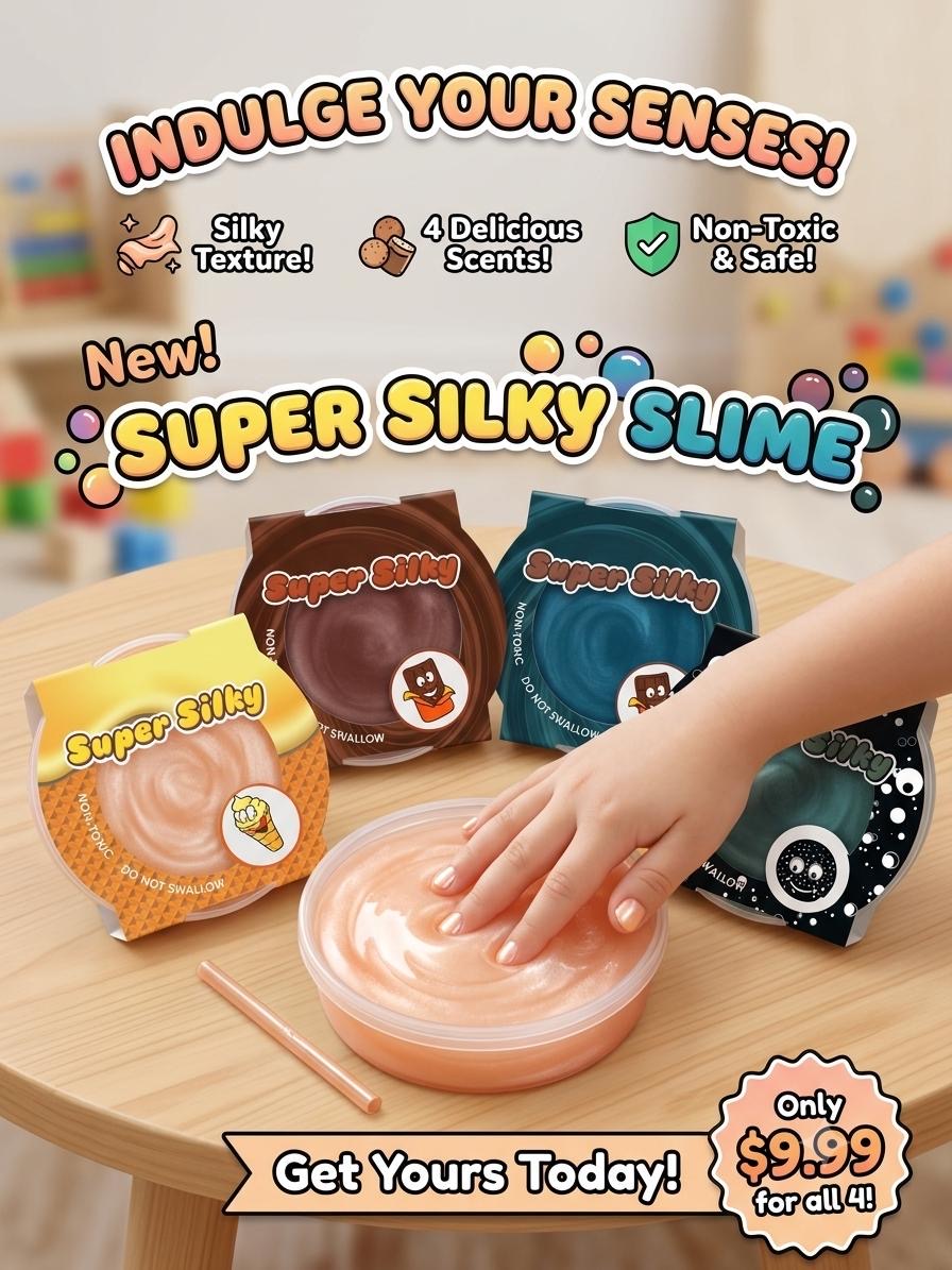 Slime with scent (6 pcs)