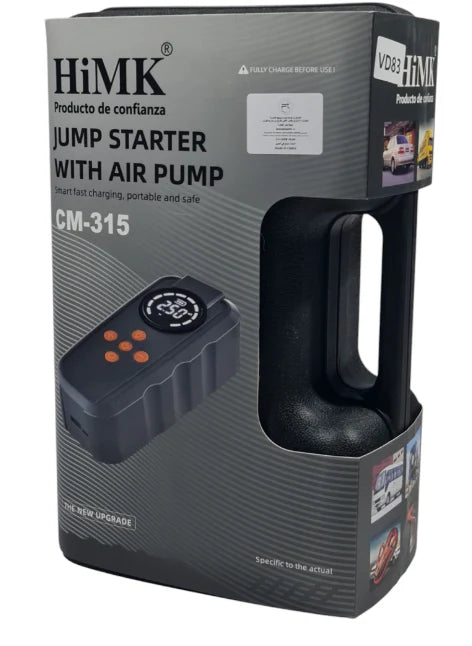 Jump starter with air pump