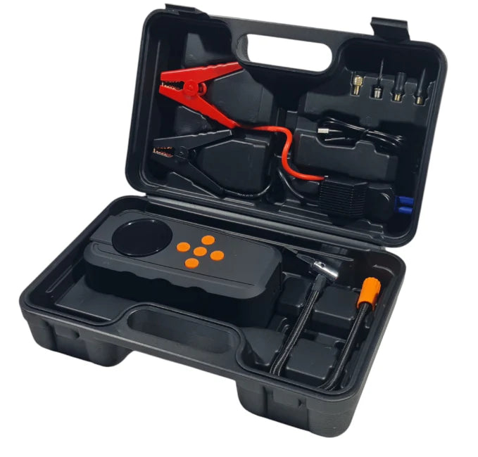 Jump starter with air pump