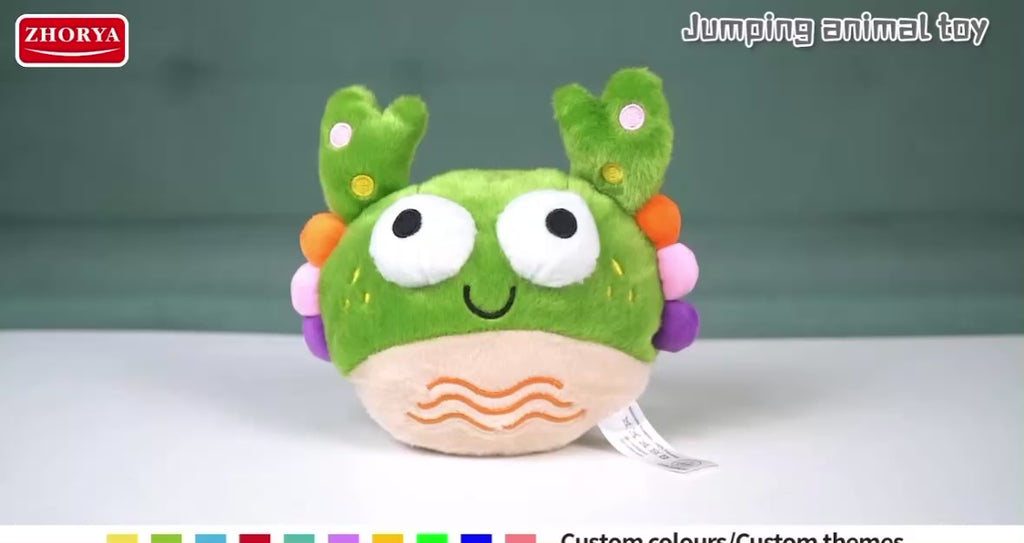 Vibrating and talking plush toy